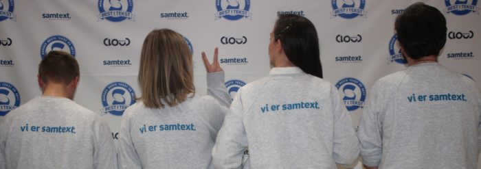 Samtext på Best i Tekst-konferansen