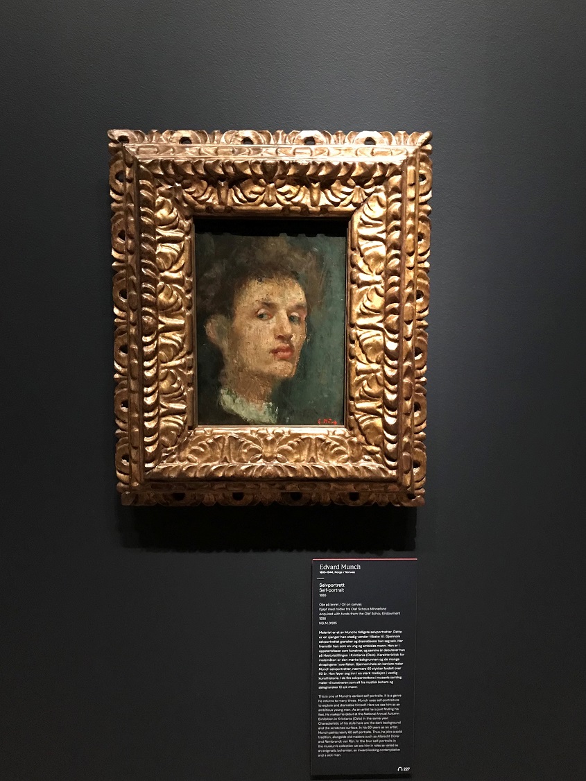 Edvard Munchs «Selvportrett» på Nasjonalmuseet.