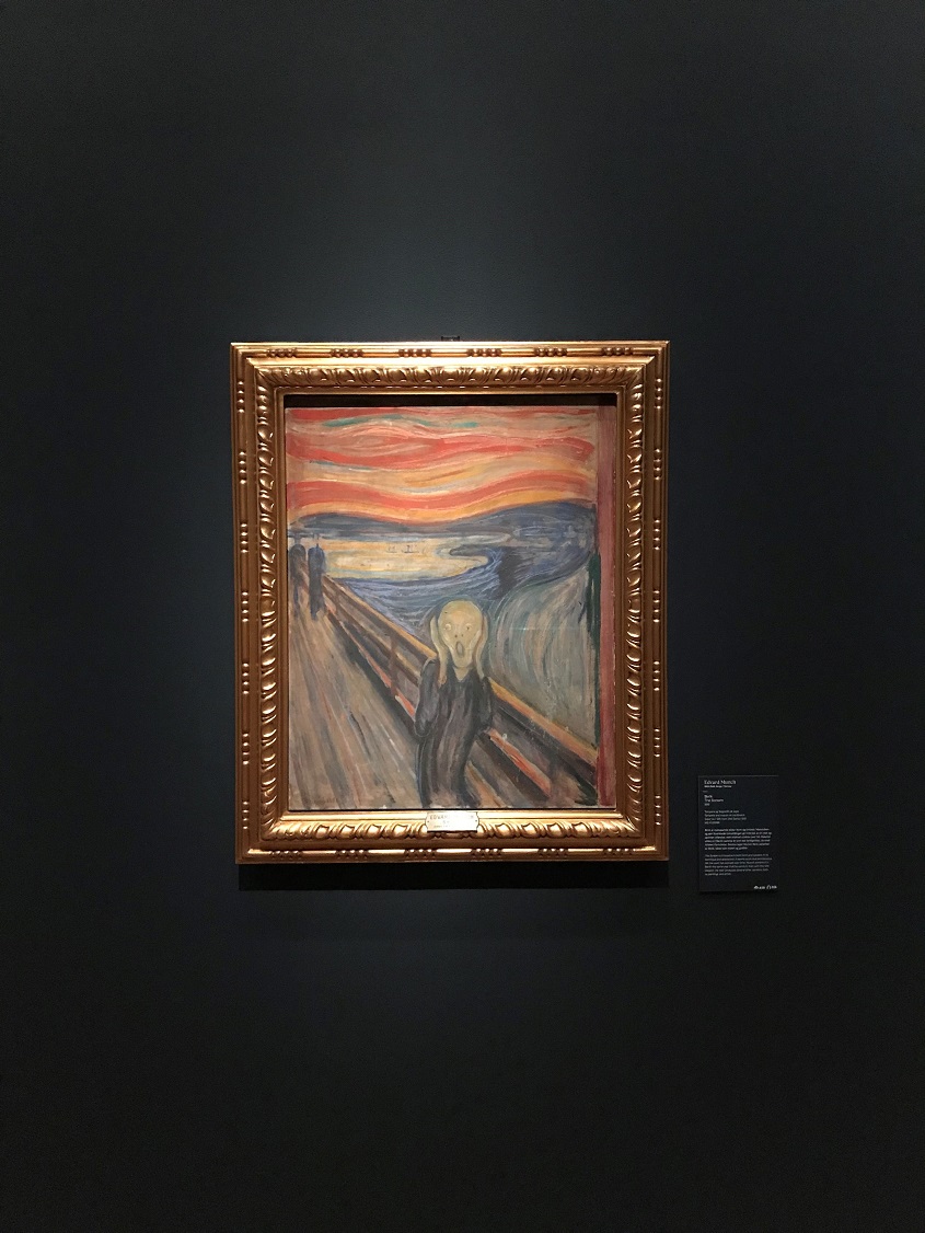 Munchs «Skrik» på Nasjonalmuseet.