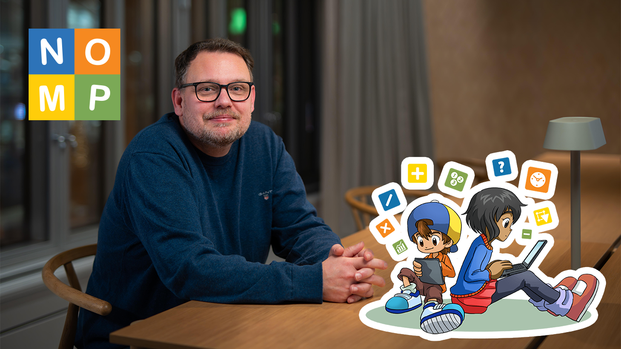 Nomp – nytt gratis verktøy for barn som vil øve på matematikk hjemme eller på skolen